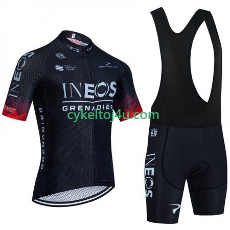 Ineos Grenadier Noir Cykeltrøje + Bib Cykelshorts 2023